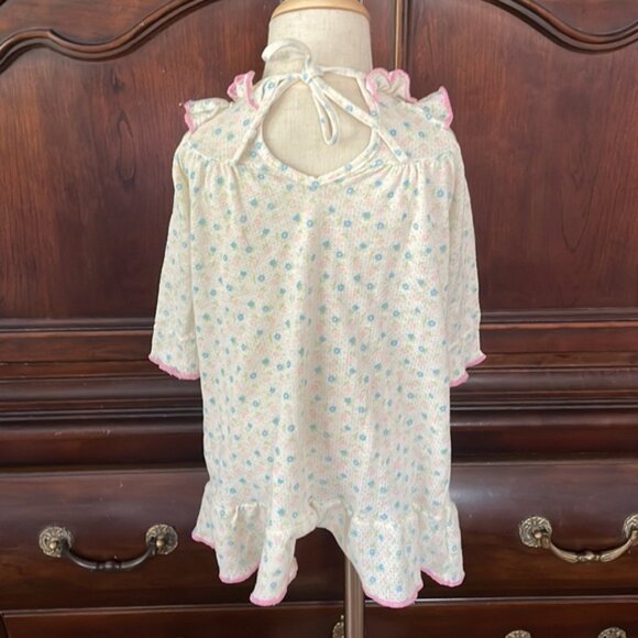 Vintage CARTERS Girls Floral Nightgown Size 12M - Picture 4 of 5